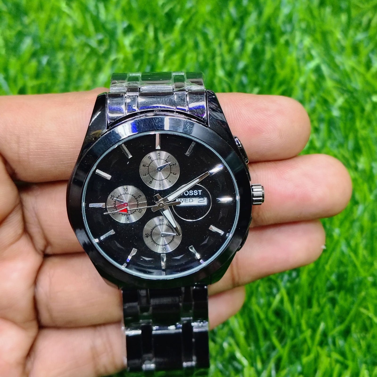Product details of Analog Wrist chain Stainless Steel Watch Watch - Black
