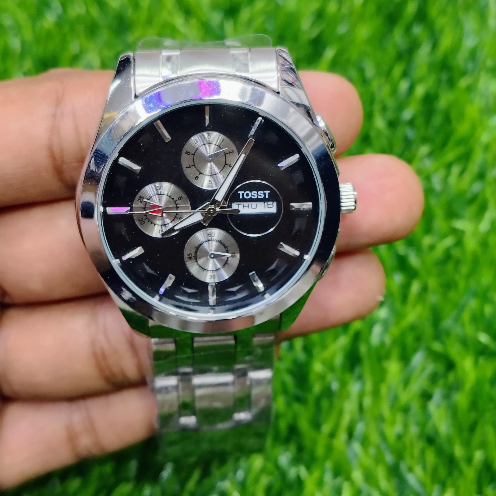 Product details of Analog Wrist chain Stainless Steel Watch Watch - Black