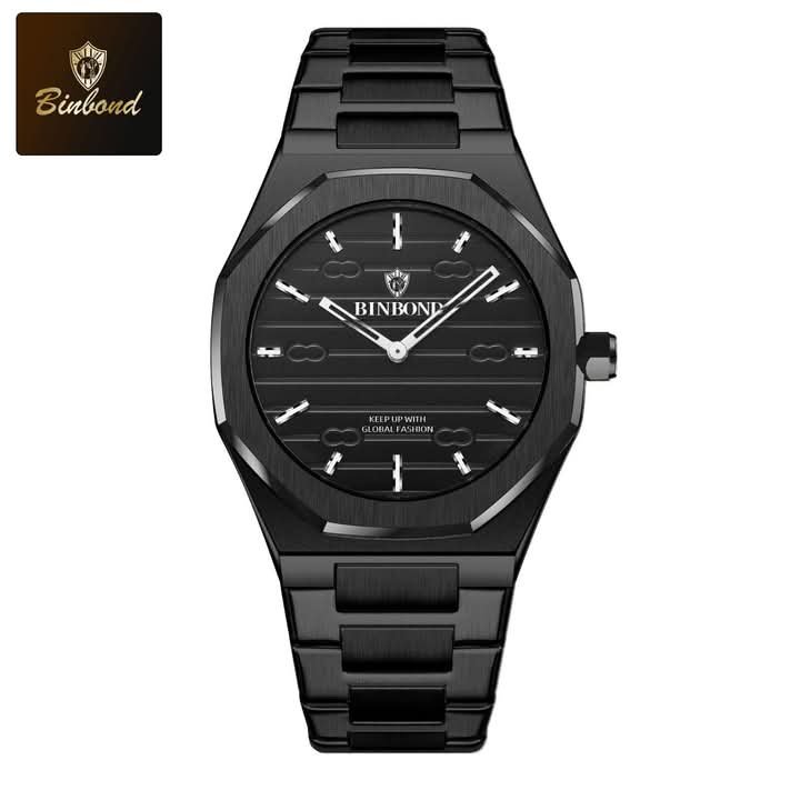 BINBOND 818 Stainless Steel Quartz Fashion Watch Specification :