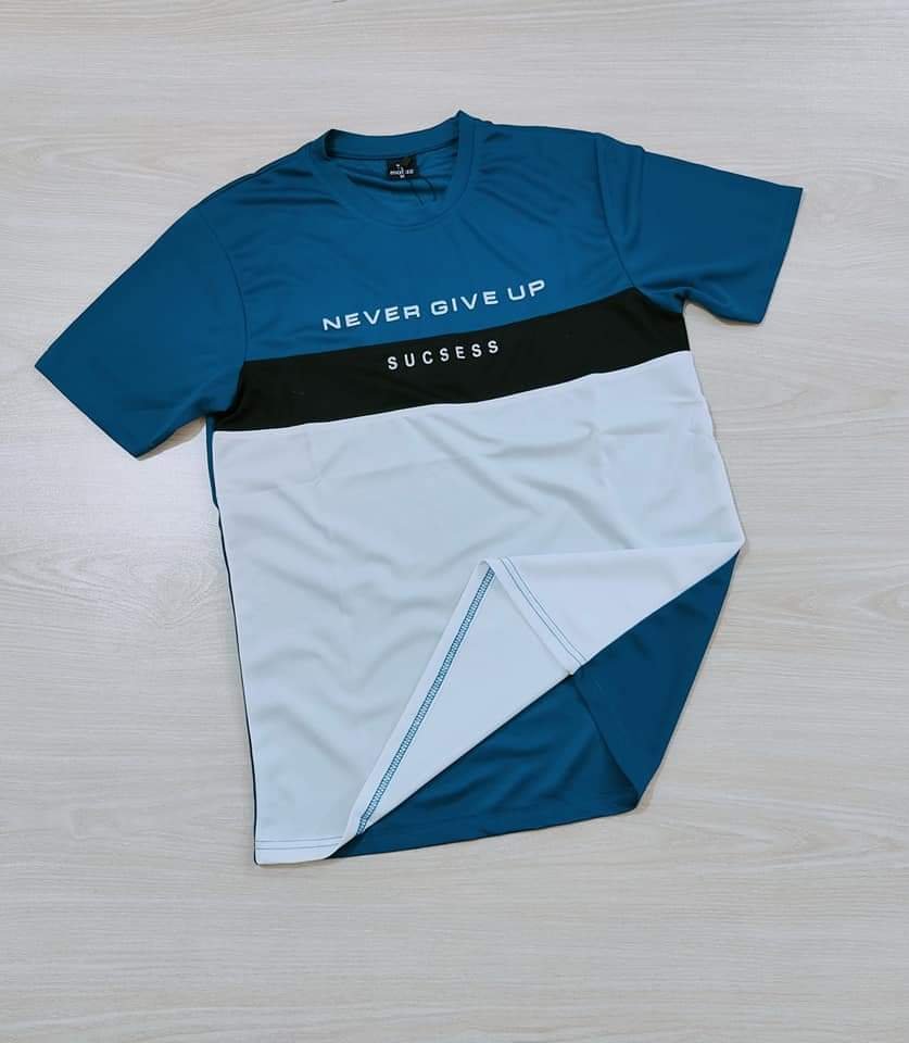 Half Sleeve Combo Mesh T-shirt For Men
