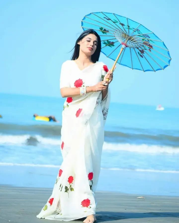 Chanderi silk sharee