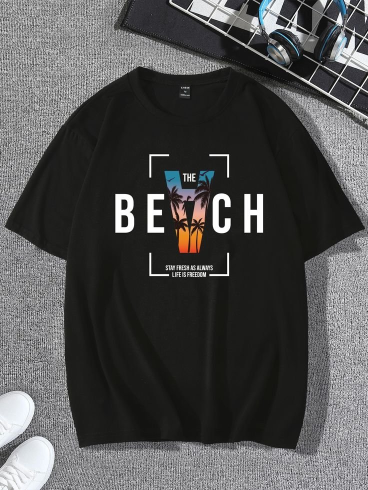 Stylish Drop Shoulder T-Shirt