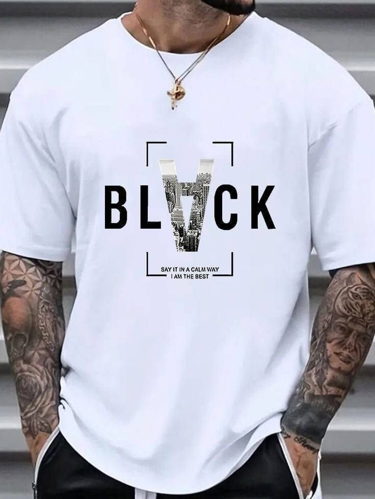 Stylish Drop Shoulder T-Shirt
