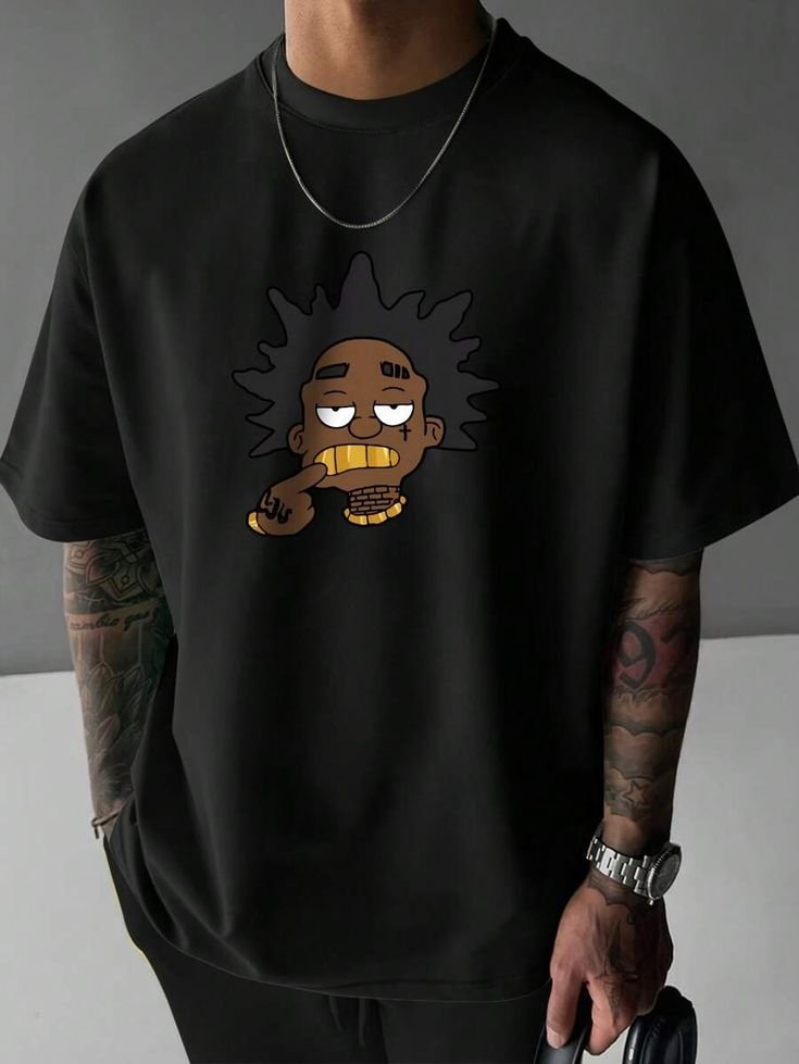 Stylish Drop Shoulder T-Shirt