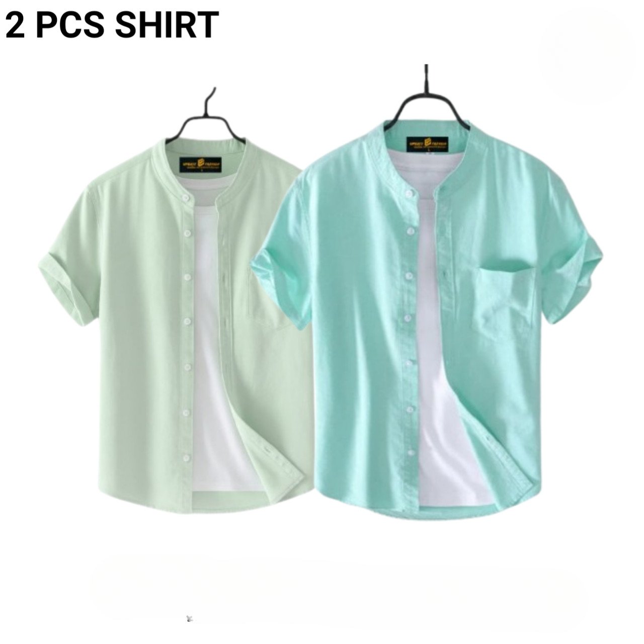 Fashionable casual half-sleeve shirt for men
