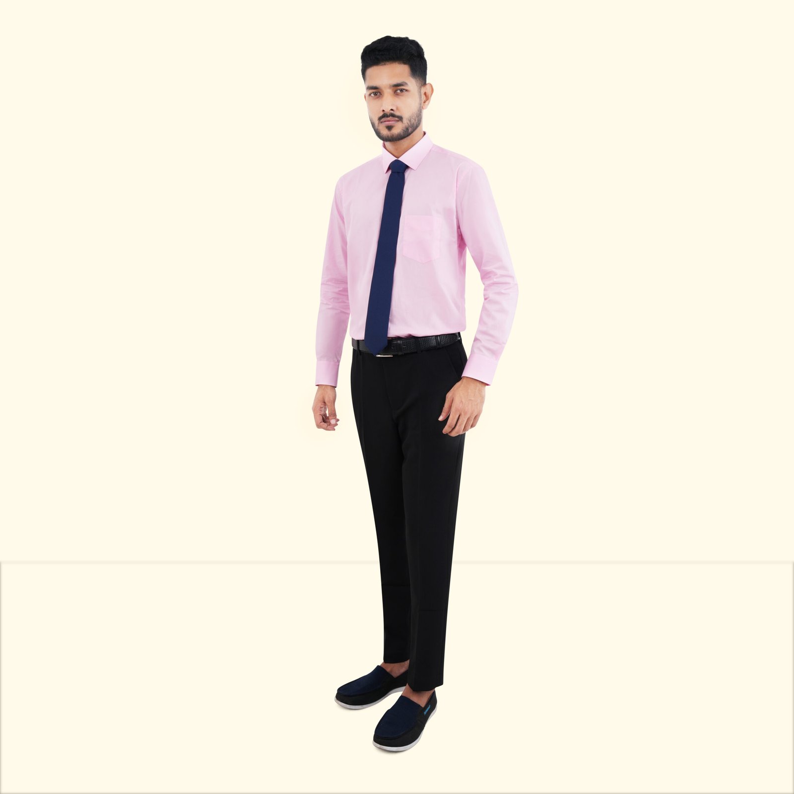 full-sleeve shirt, crafted from premium Fine Cotton fabric. 