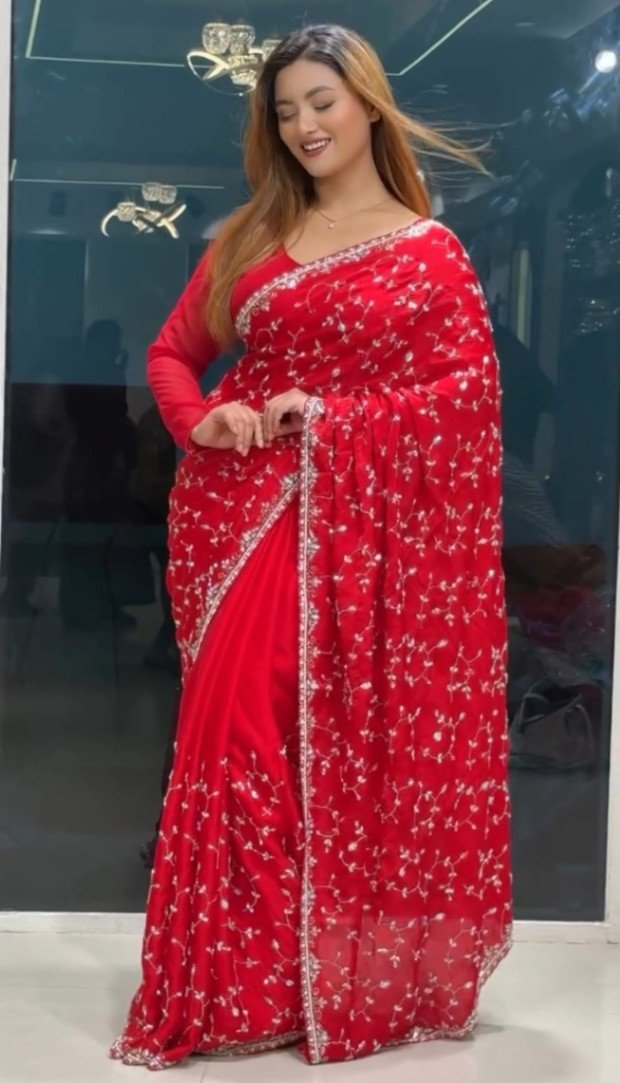 Fashionable Indian Georgette Saree