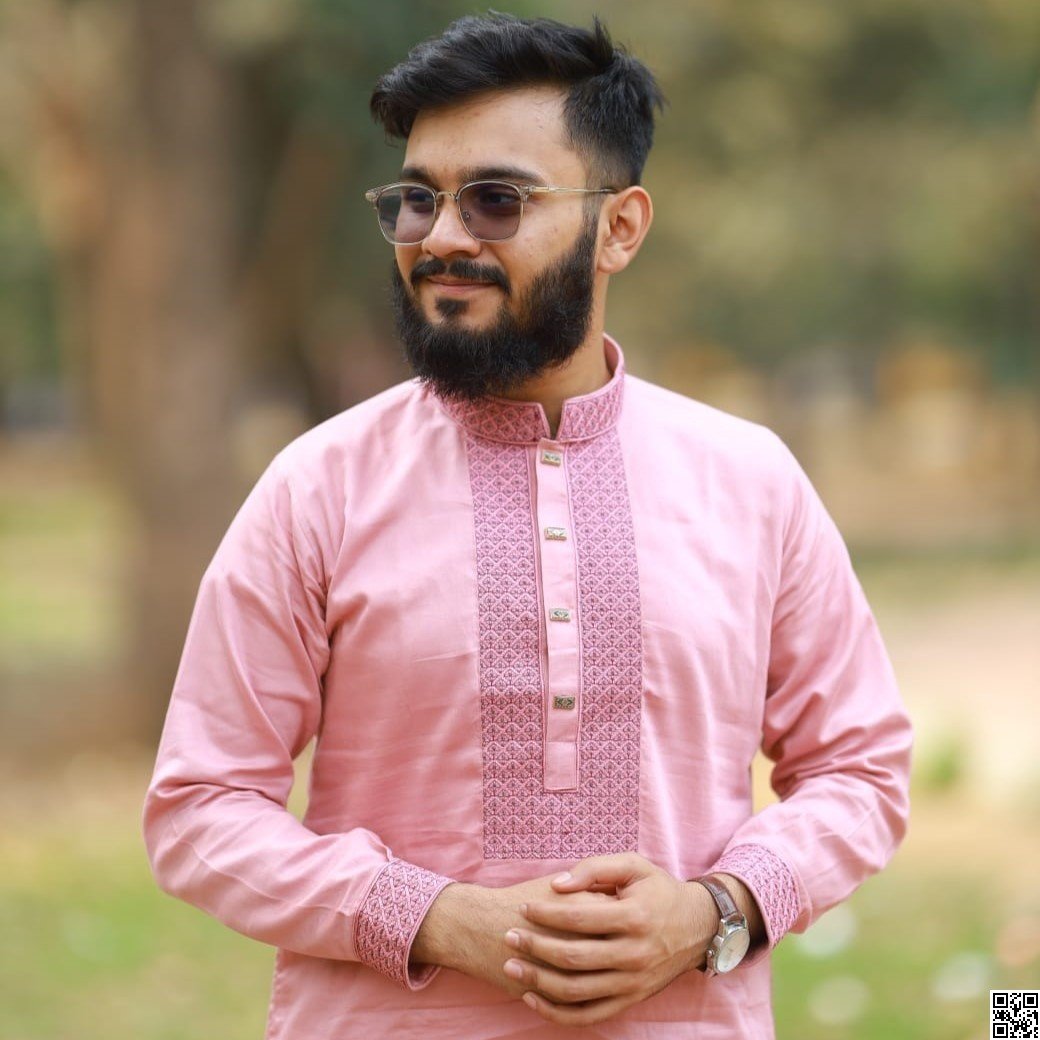 Embroidered Tencel Cotton Panjabi