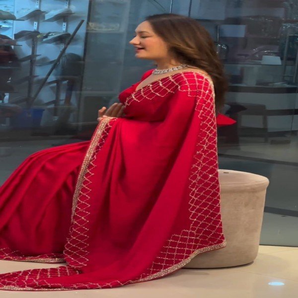 Fashionable Indian Georgette Saree