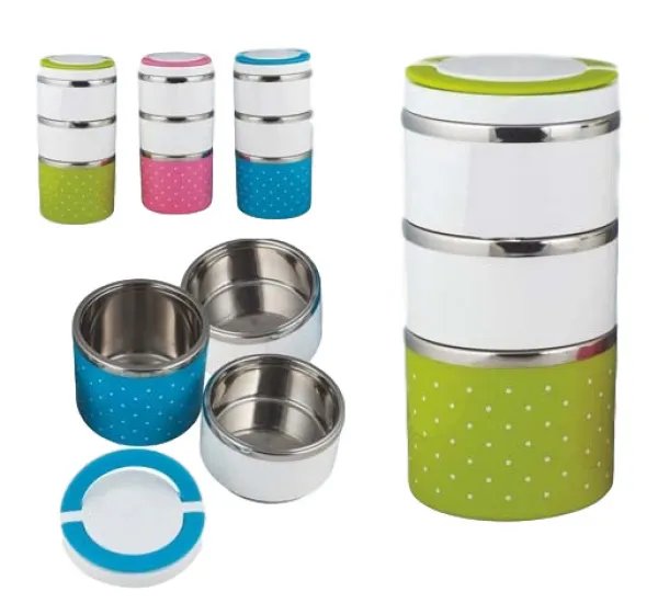  3 Layer Hotpot Lunch Box Stainless Steel Tiffin Box SS Lunch Box