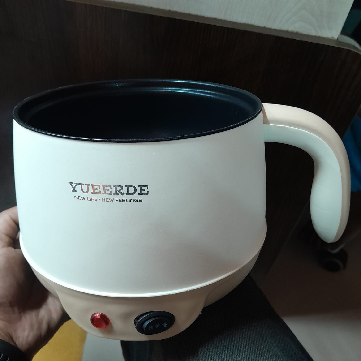 YUEERDE Electric Double Layer Non-stick Cooking pot