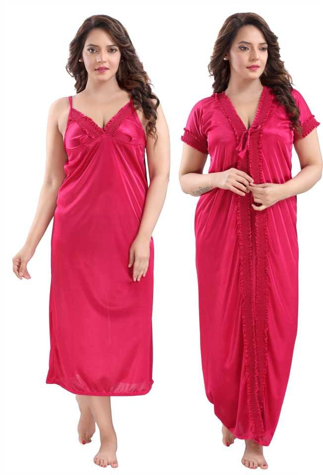Lace Design 2 Part Night Dress