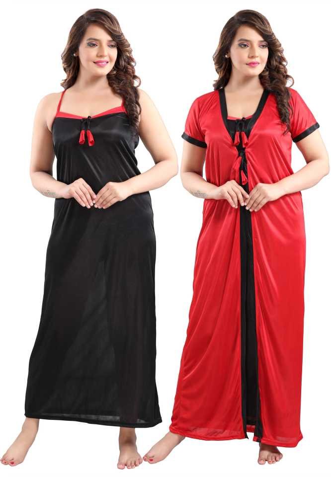 Lace Design 2 Part Night Dress