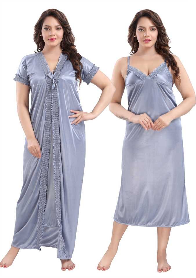 Lace Design 2 Part Night Dress