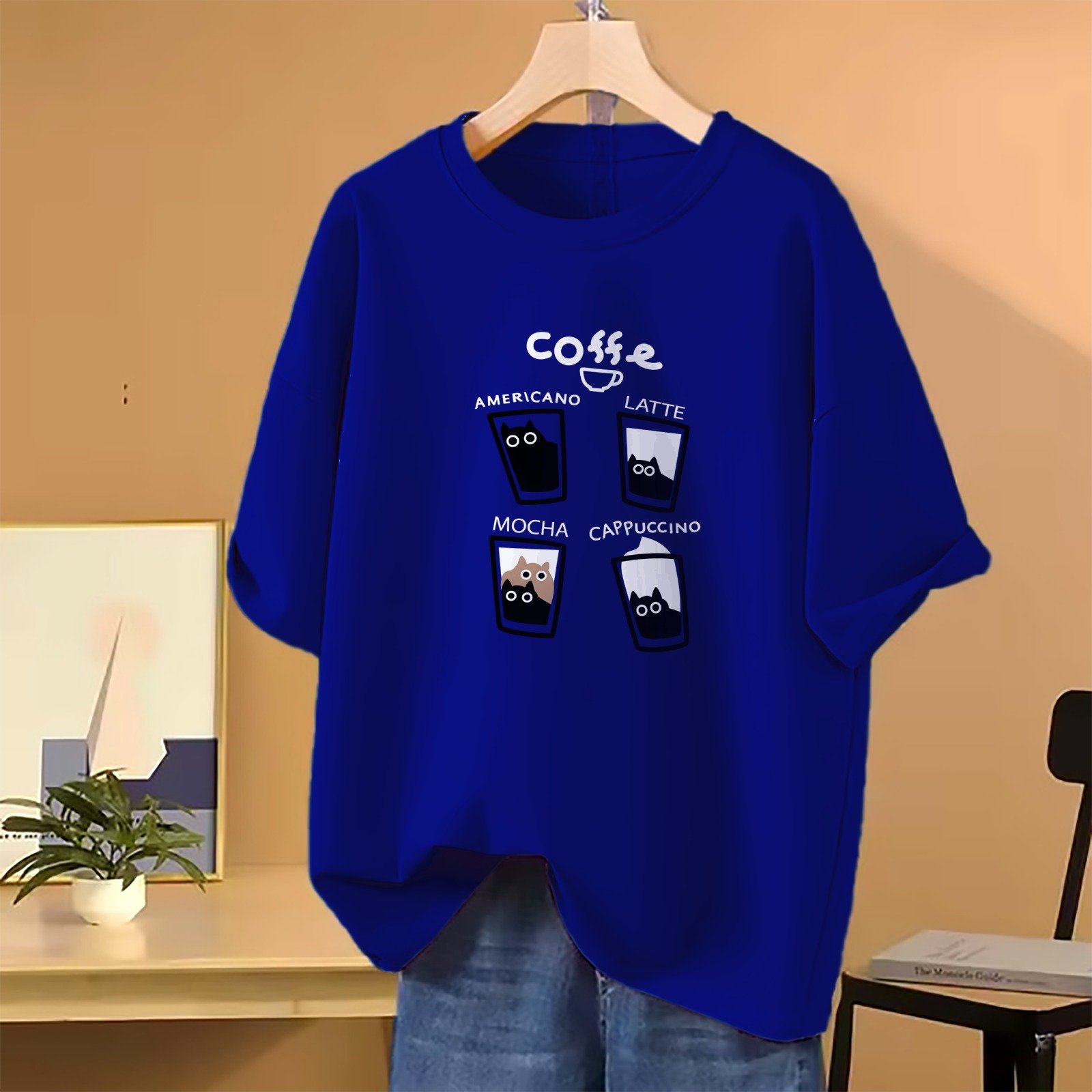 Drop Shoulder T-shirt for Women's