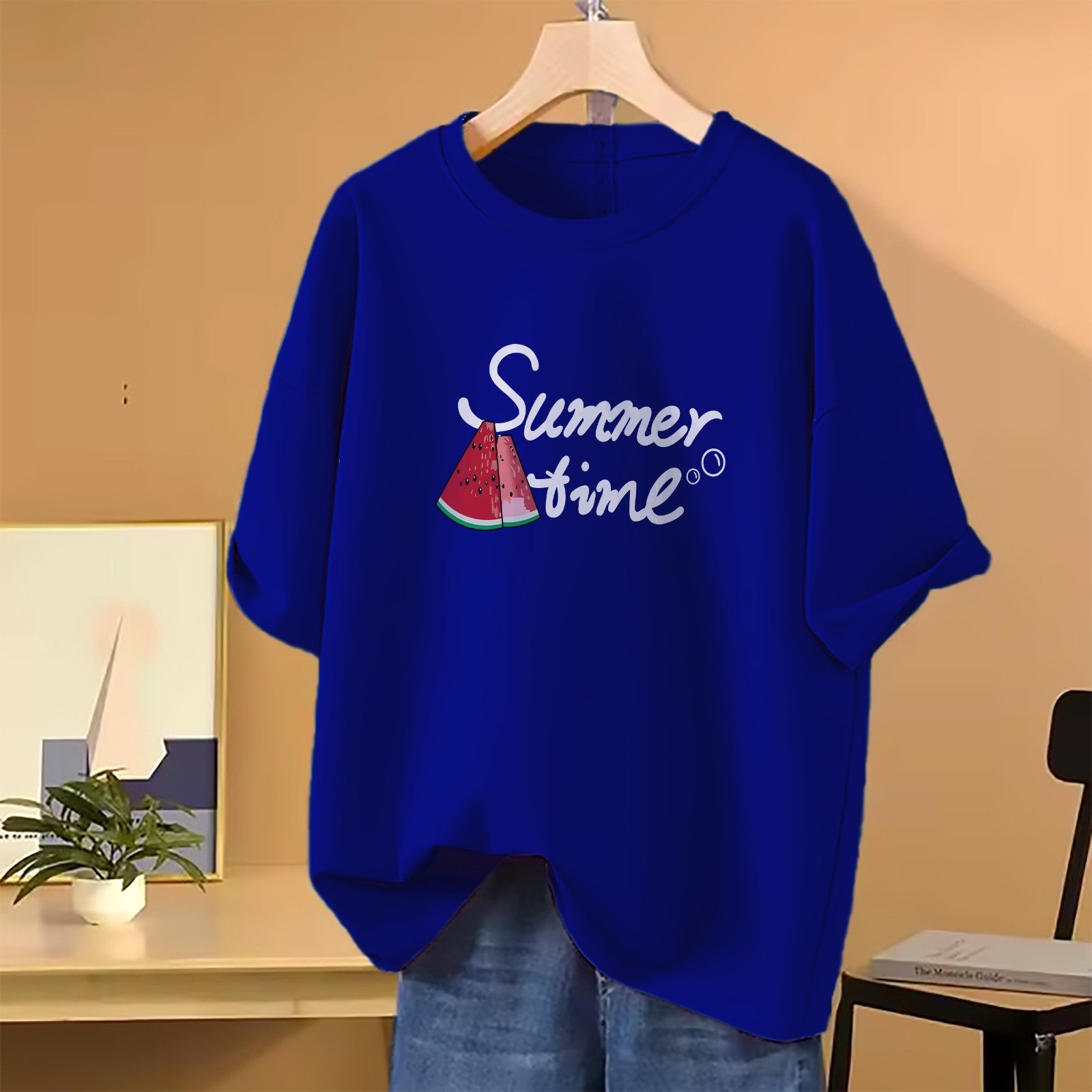 Drop Shoulder T-shirt for Women's