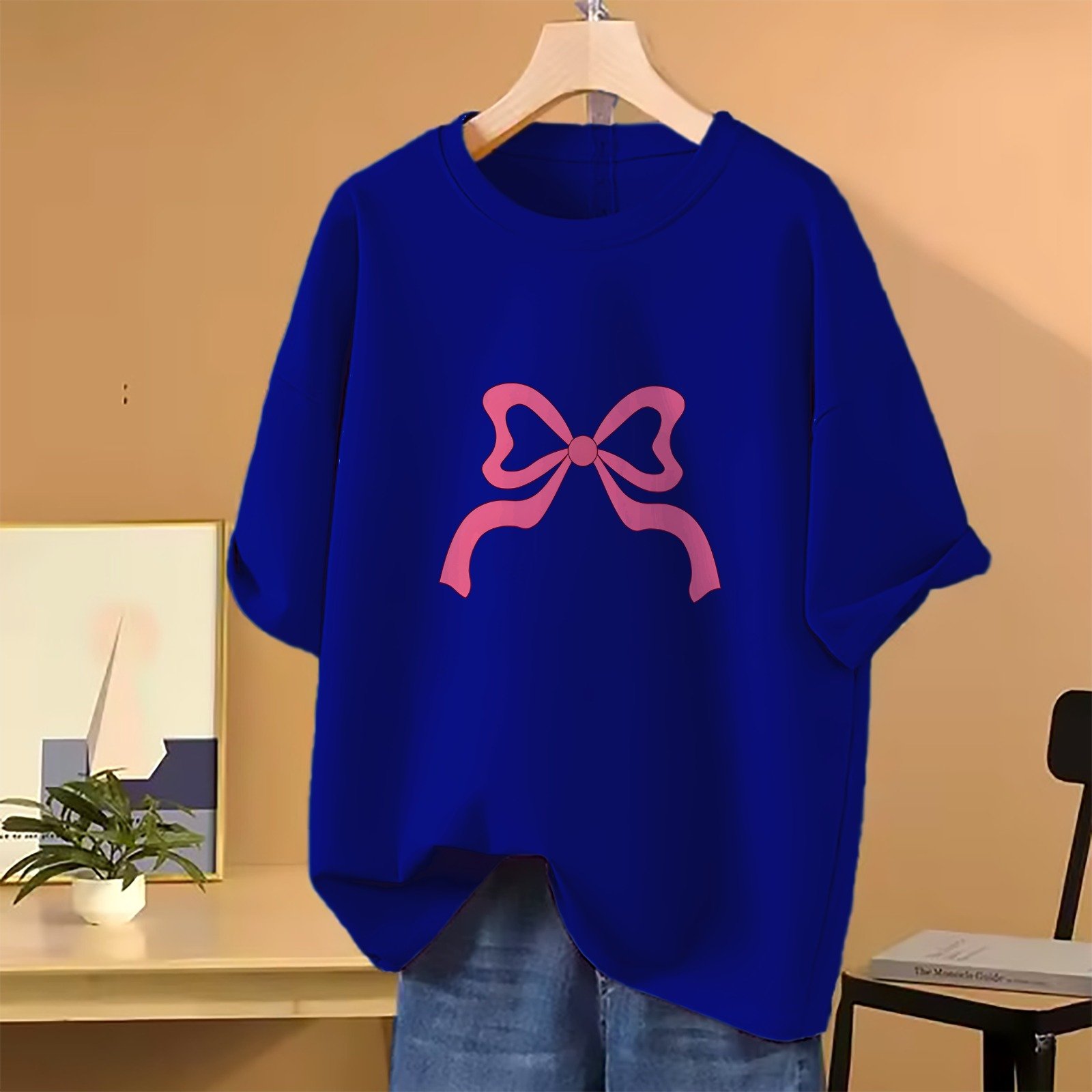 Drop Shoulder T-shirt for Women's