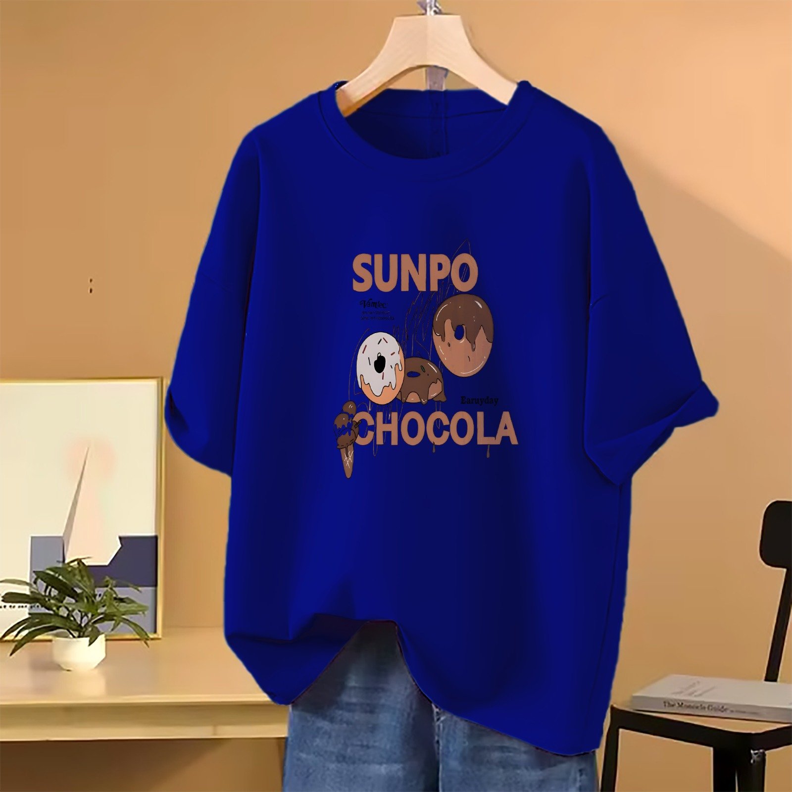 Drop Shoulder T-shirt for Women's