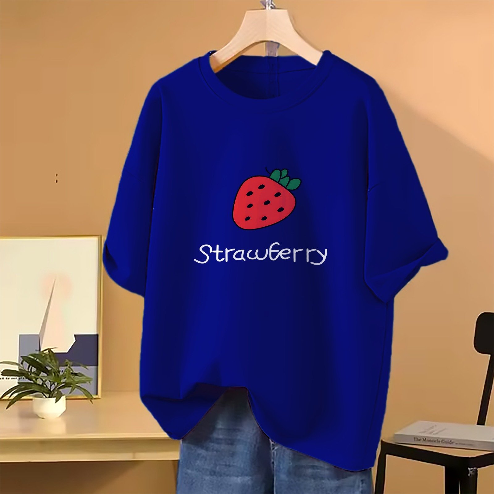 Drop Shoulder T-shirt for Women's