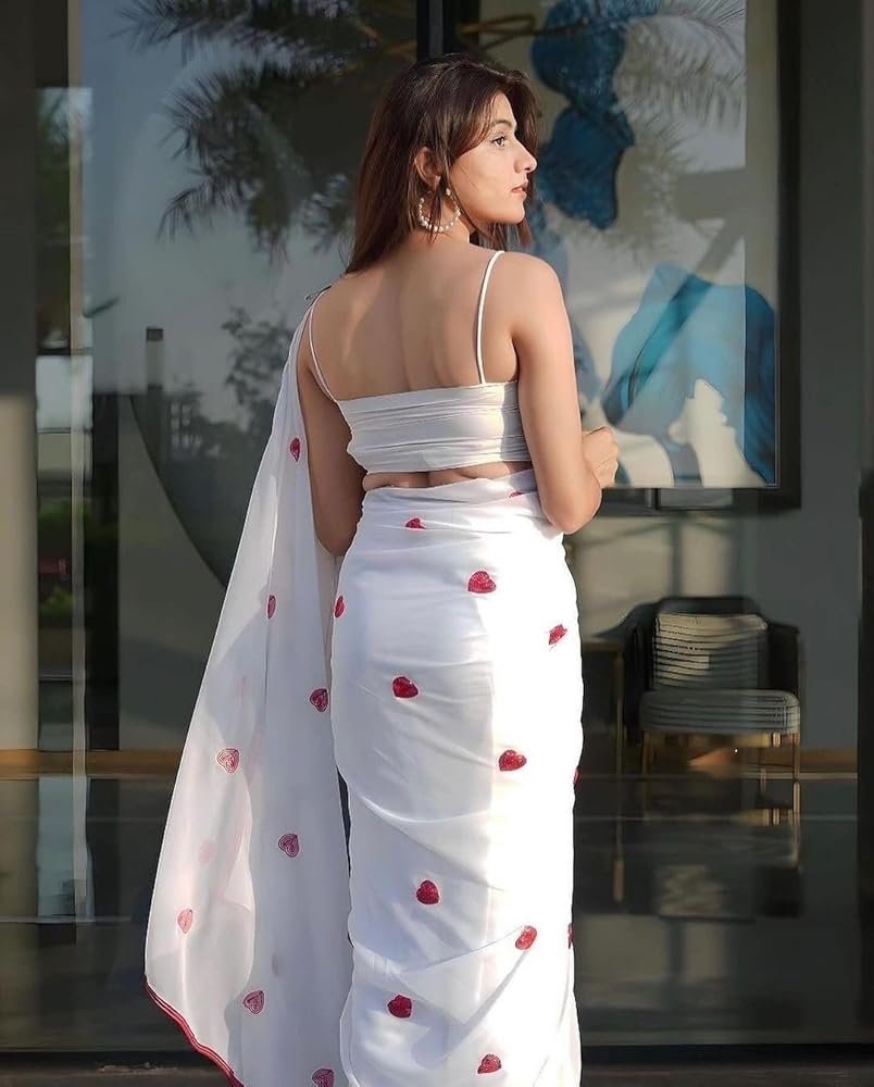 Premium Jorjet Embroidery Sharee