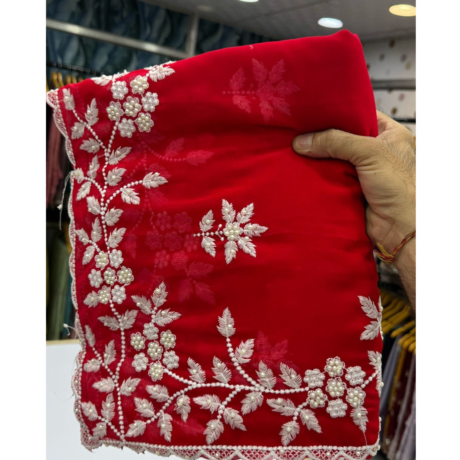 Sequence Blossom Embroidery Sharee