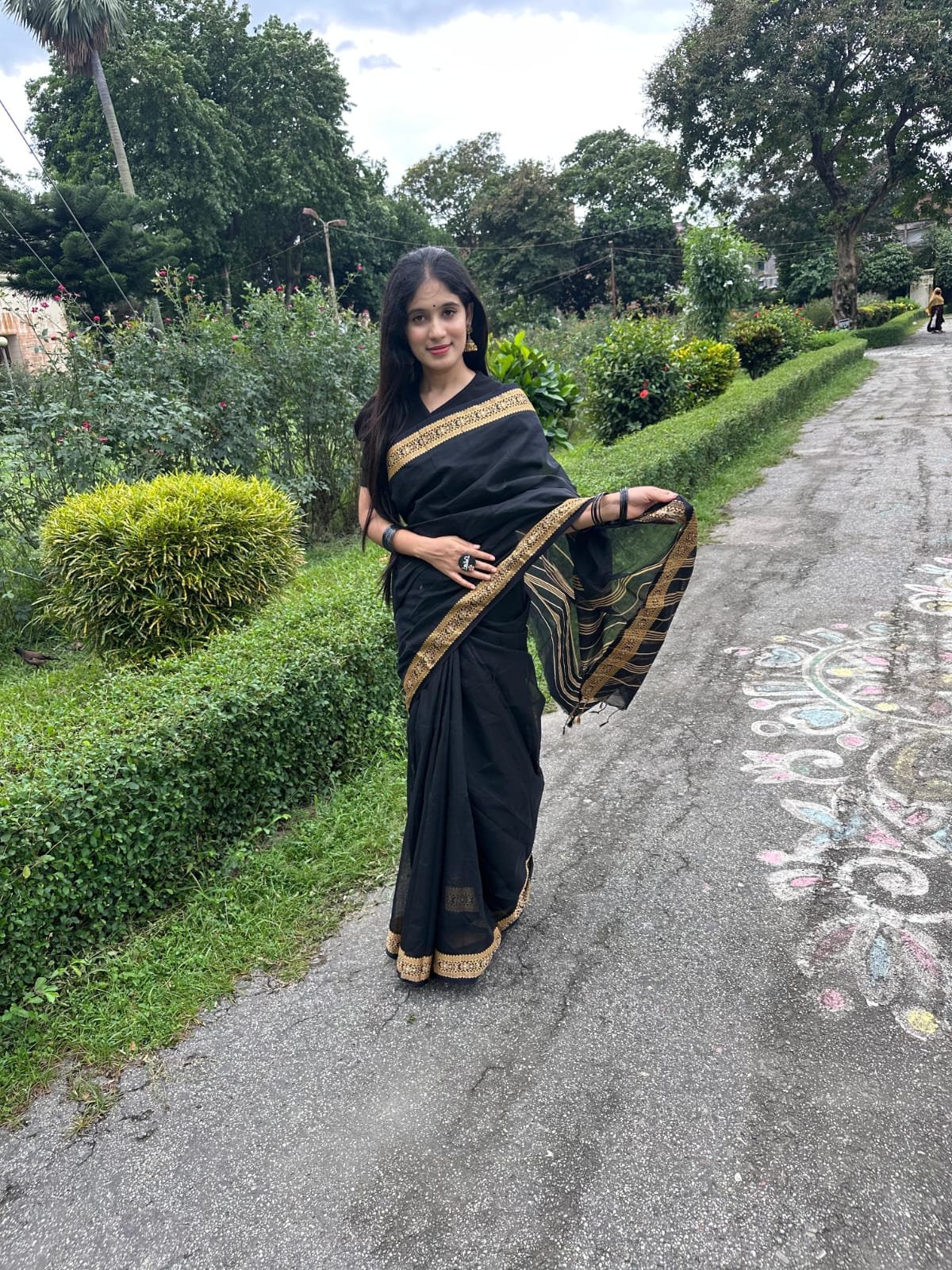 Half Silk Nokshi pair sharee