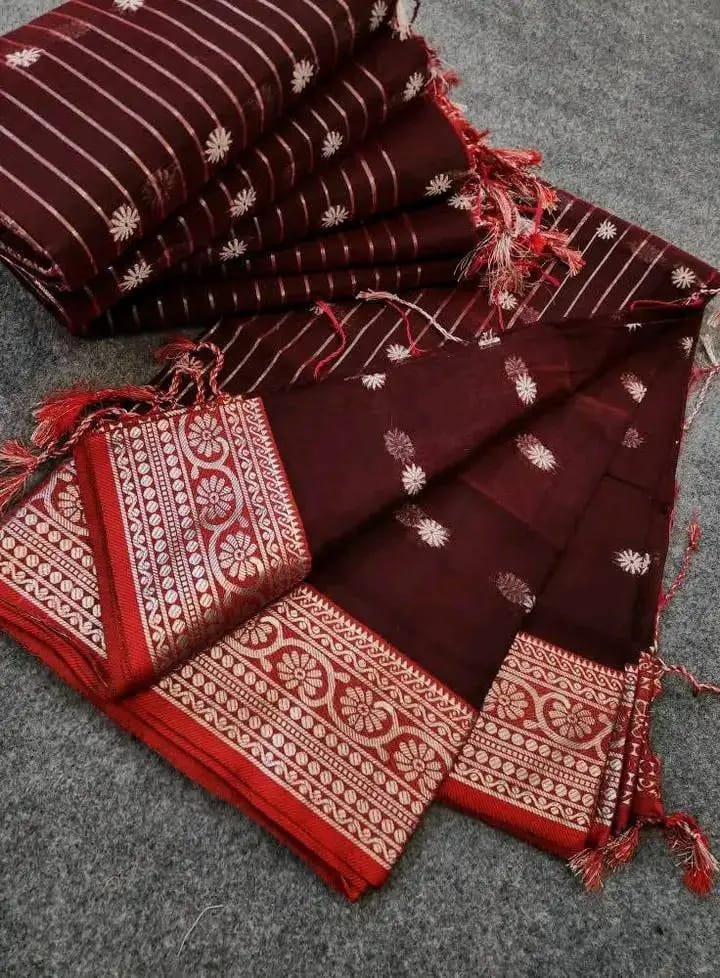Half Silk Nokshi pair sharee