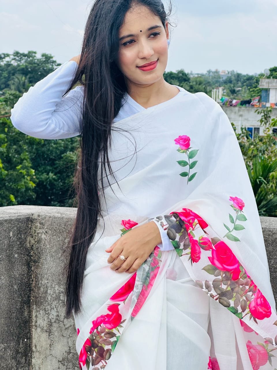 Chanderi silk sharee