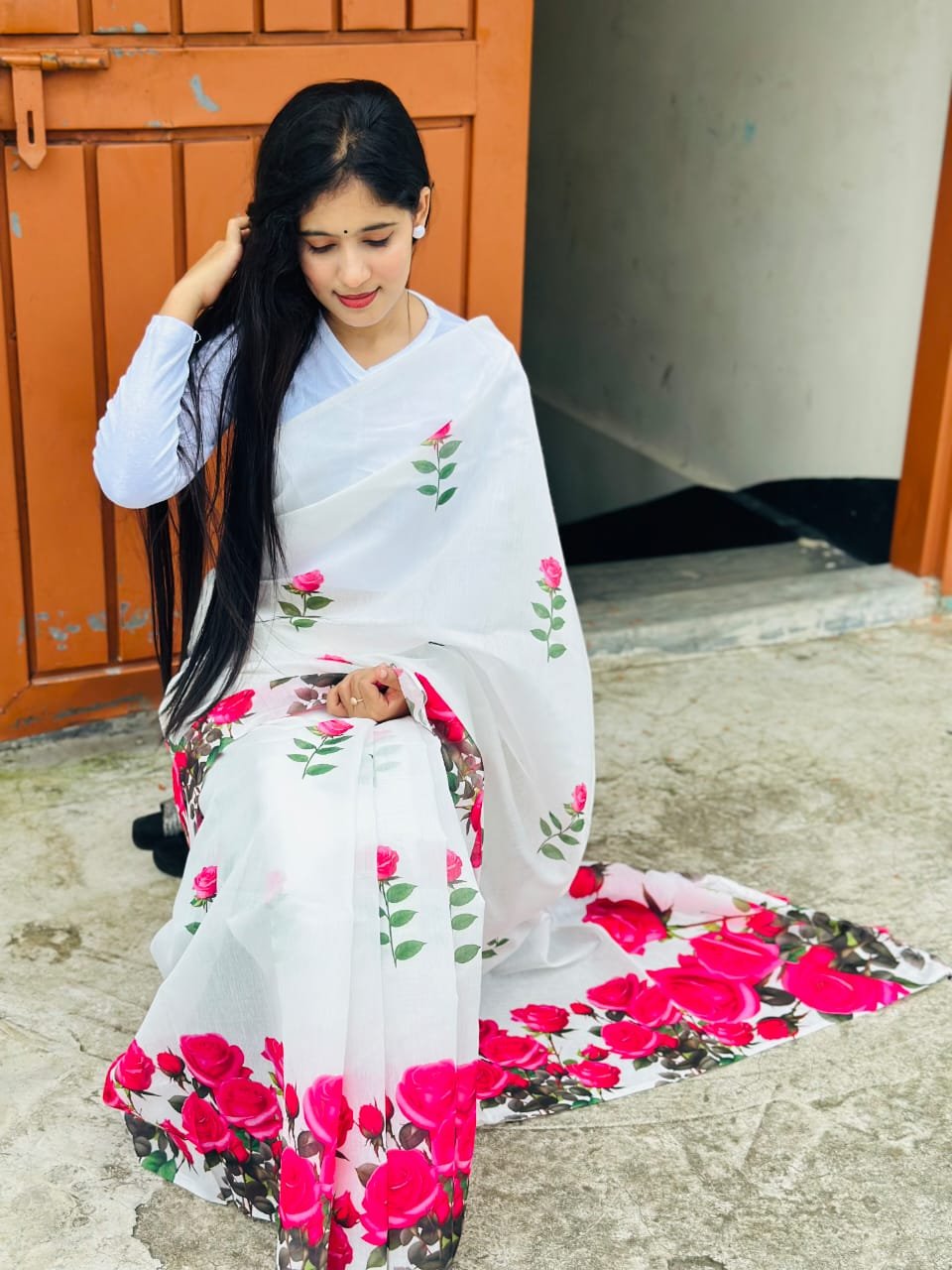 Chanderi silk sharee