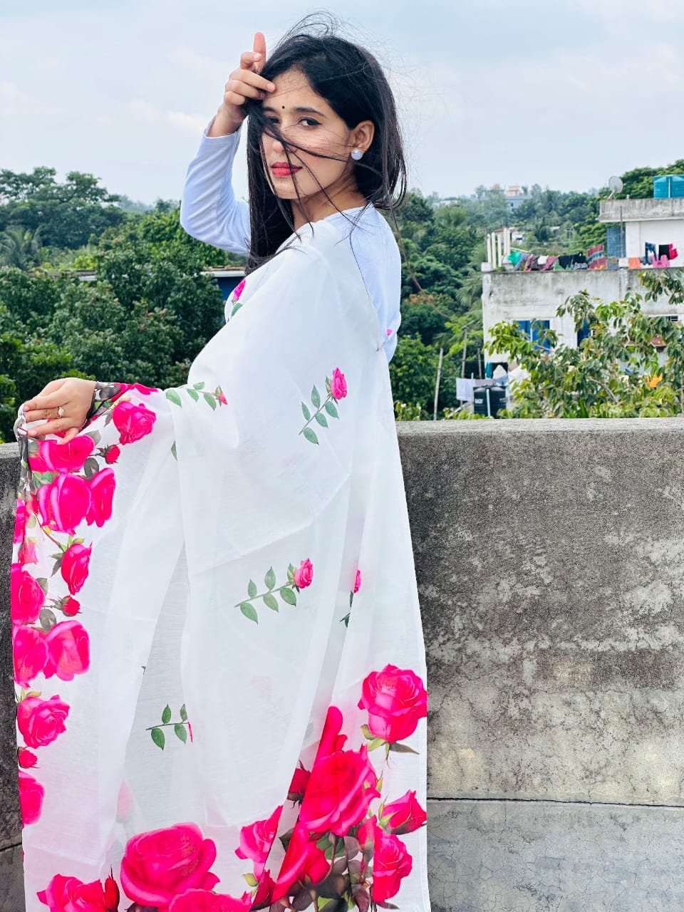Chanderi silk sharee