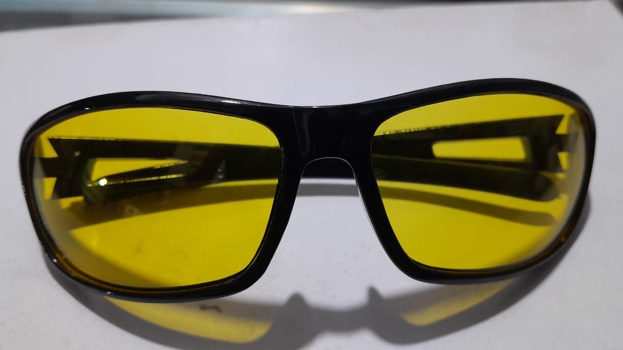 Night Vision Driving, Biking & cycling glasses -Yellow with luxuary Box