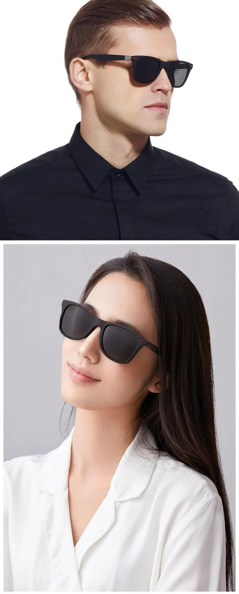 7Classic Polarized Men Women Driving Sun Glasses Unisex Eyeglasses Male UV400 gafas de sol 