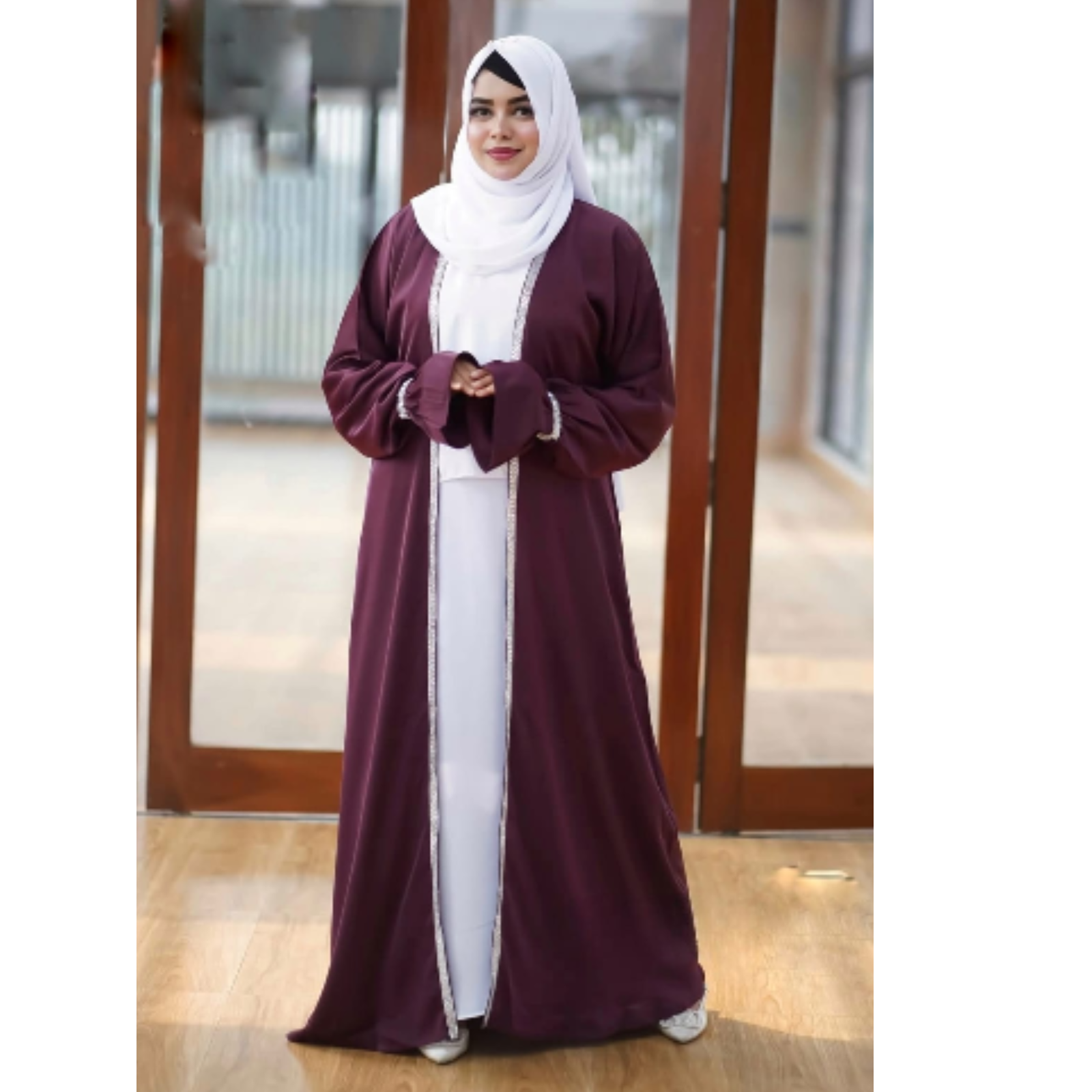 Borka Set with Koti Inner and Hijab