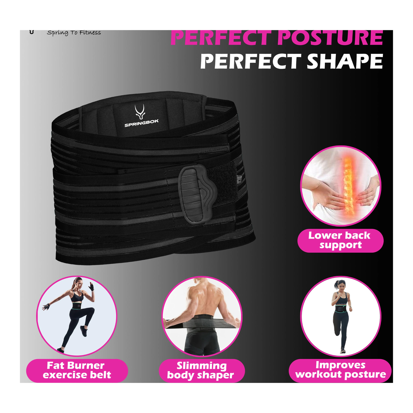TRS Compfort Abdominal Wrap Support Belt | Postpartum Belly Band for Tummy Reduction| Abdominal Binder | Waist Shaping Support Belt for Women 