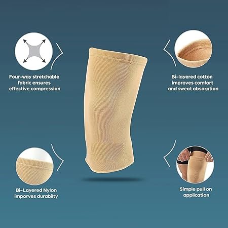 Life Care Stretchable Knee Cap for Pain Relief 