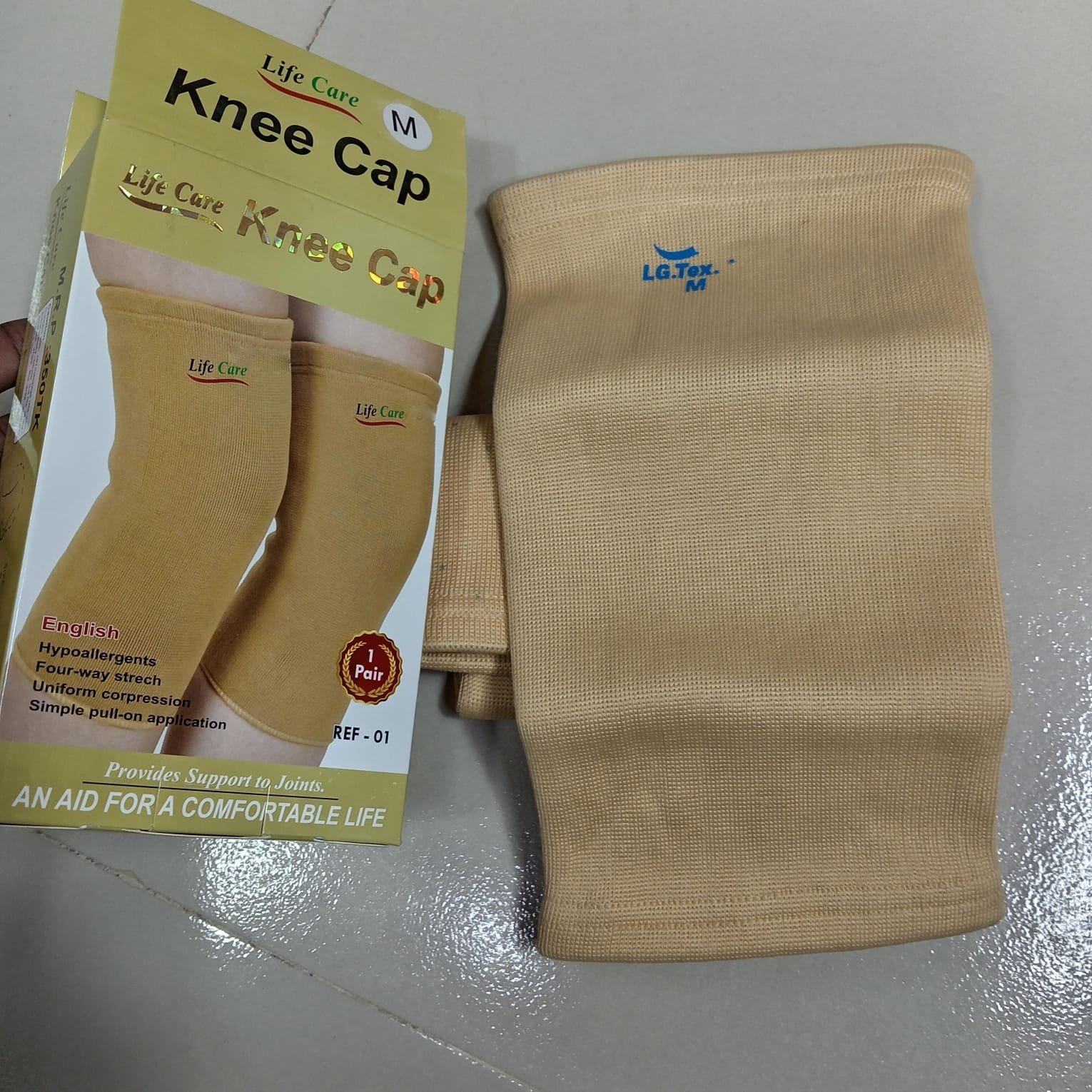 Life Care Stretchable Knee Cap for Pain Relief 