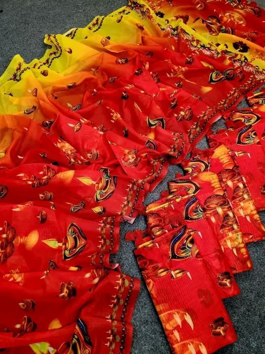 Chanderi silk sharee