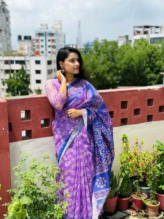 Chanderi silk sharee