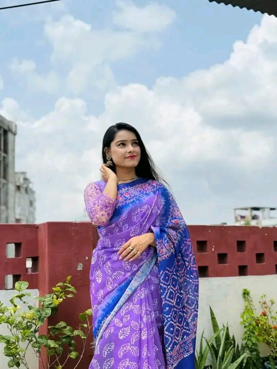 Chanderi silk sharee
