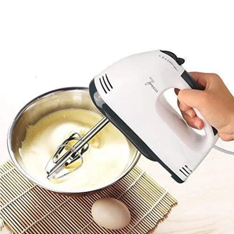 Scarlet 7 SPEED Portable High Grade Hand Mixer, Egg Beater, Egg Cake/Cream Mixer -10  