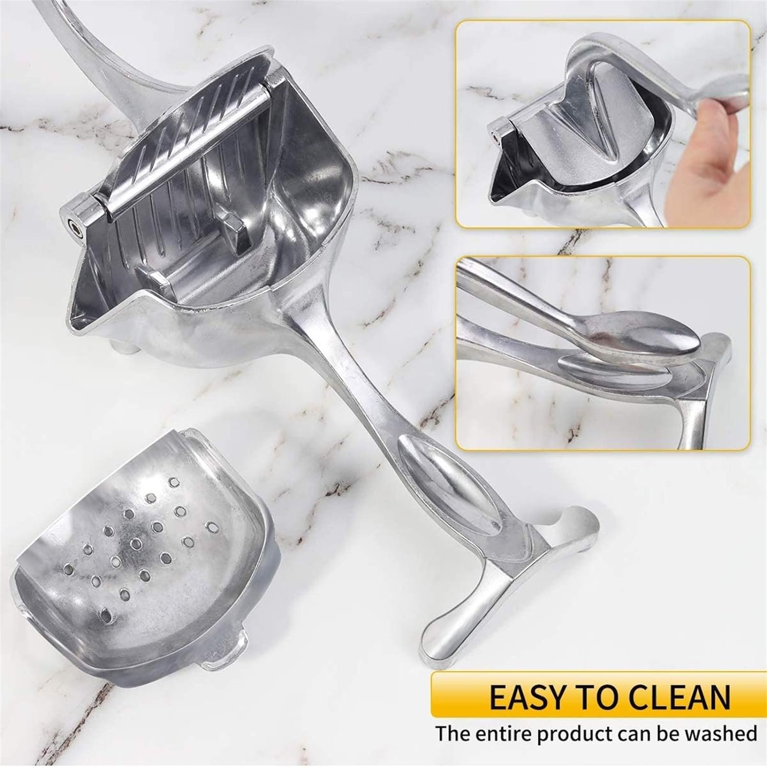 Aluminium Steel Heavy Duty Handhold Press Fruit Juicer, Fruit Manual & Instant juicer 