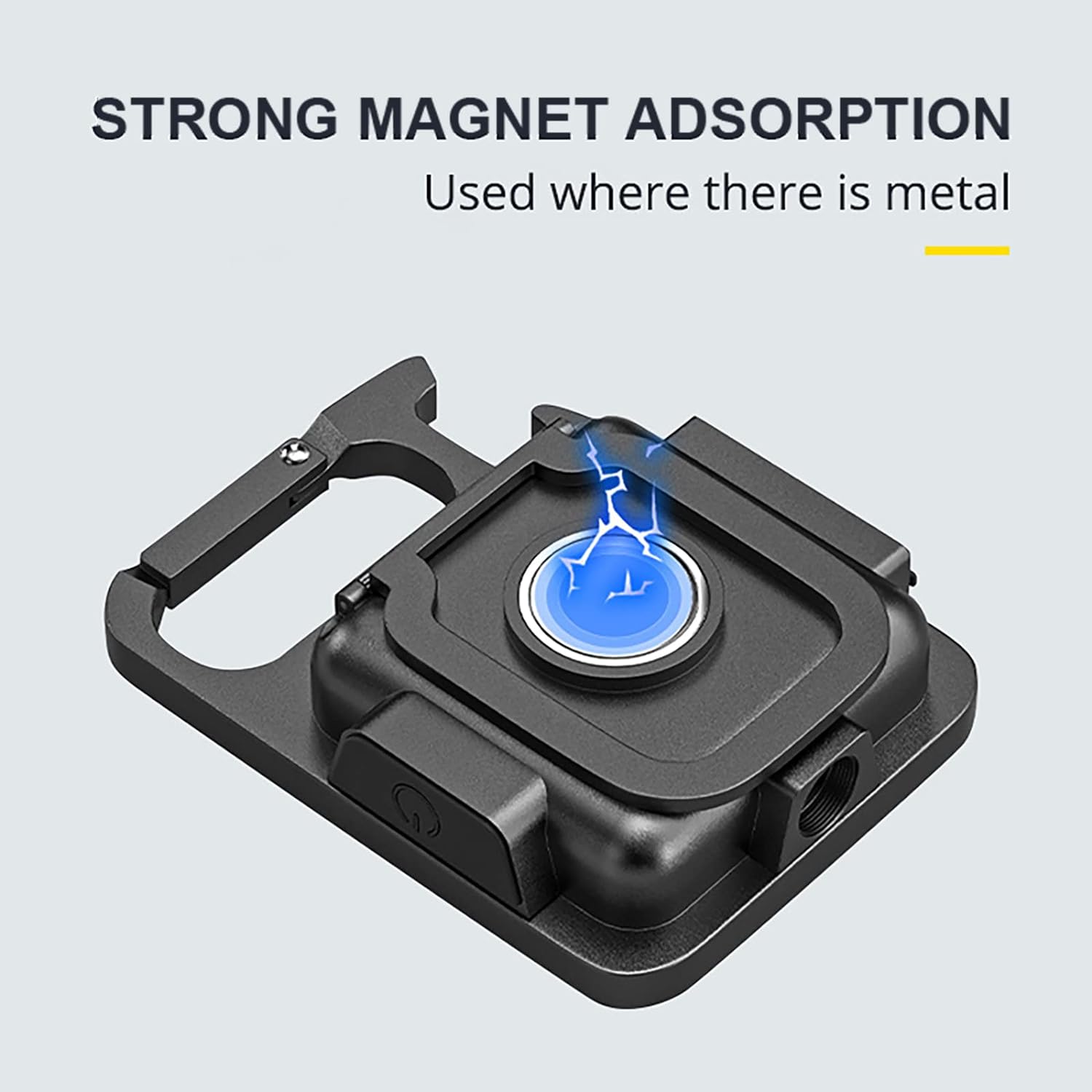 Multi-functional Outdoor Keychain Light with 800Lm COB and 3 Lighting Modes, for Camping, Hiking and Emergencies