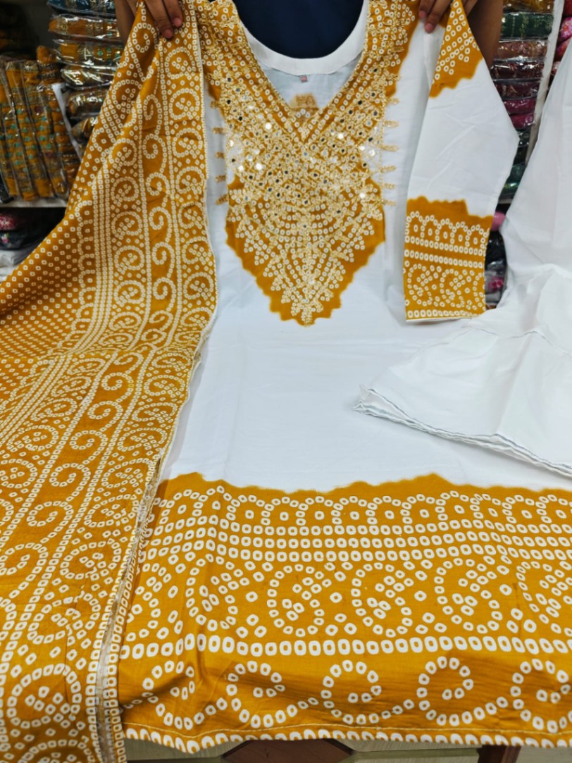 Garara Embroidery Work Kameez Set