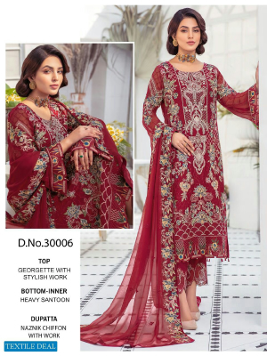 Ramsha Festive Party Wear Kameez Suit