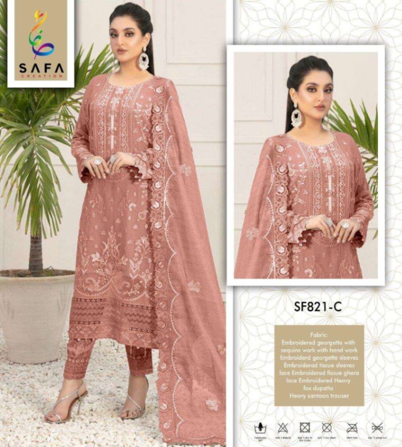 SAFA Sequence Kameez Suit