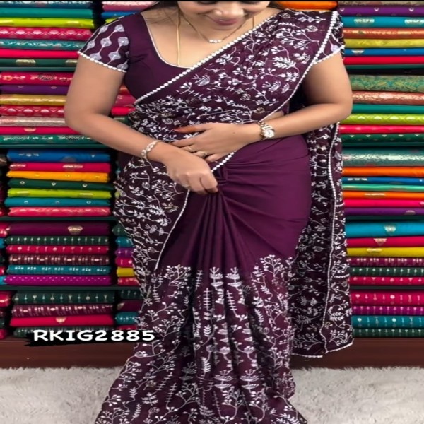 Fashionable Indian Georgette Saree