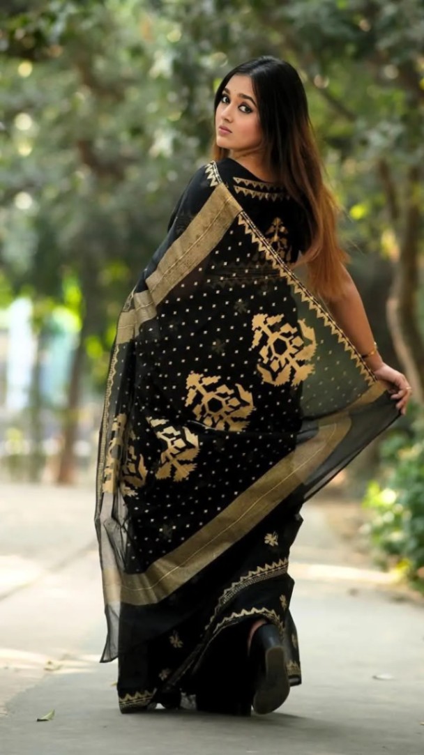 Afsan Print Sharee with Blouse Piece