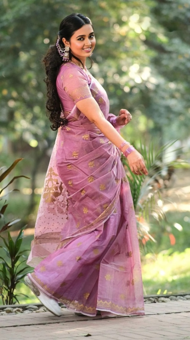 Afsan Print Sharee with Blouse Piece