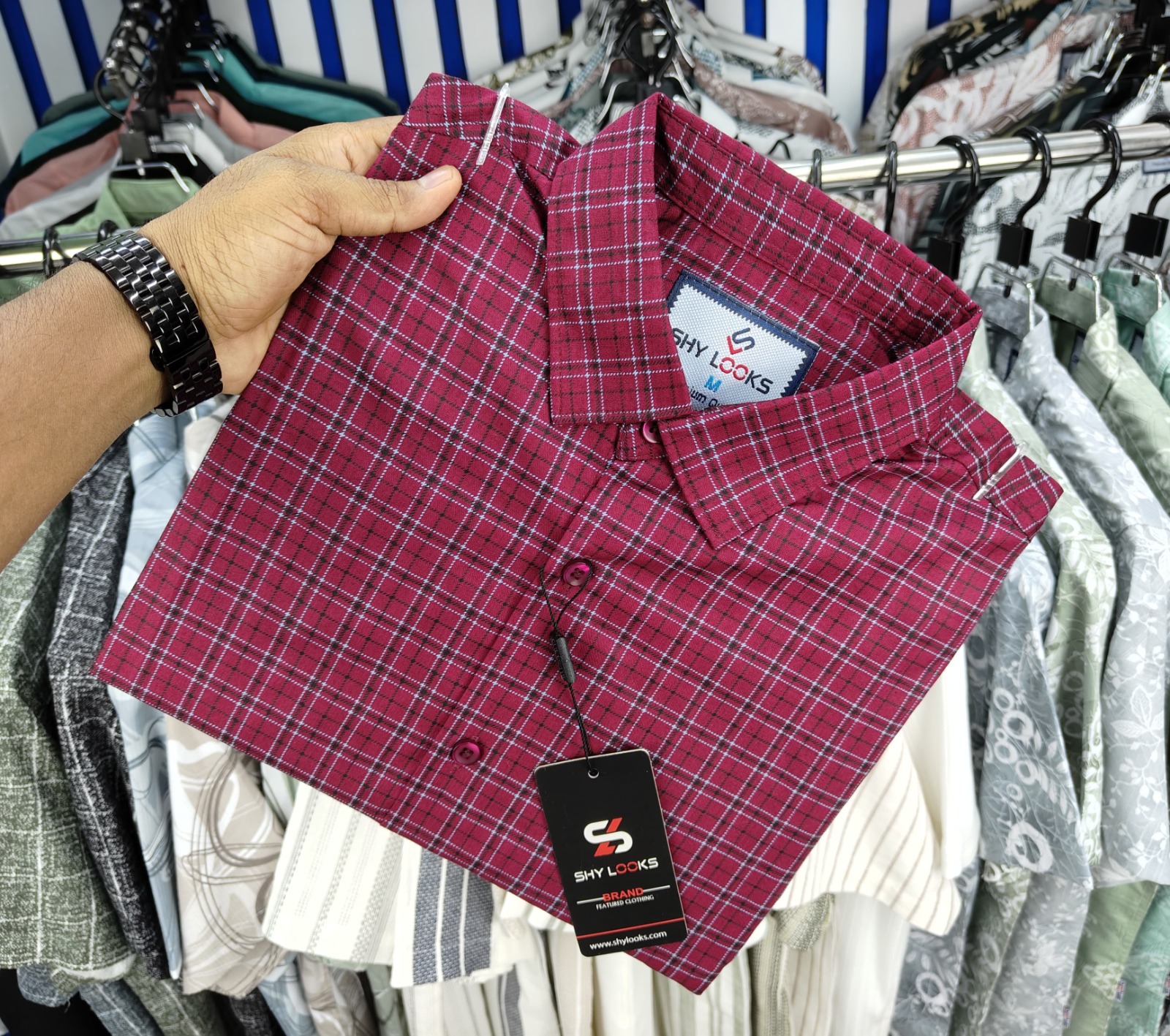 Pure Cotton Full Sleeve Check Shirt for Men’s 🧥   