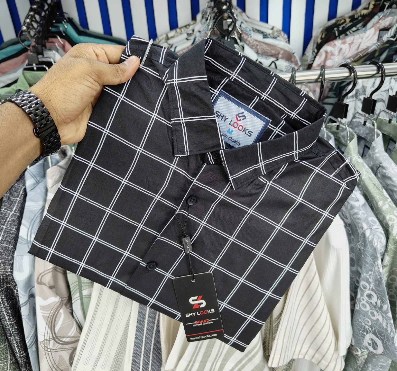Pure Cotton Full Sleeve Check Shirt for Men’s 🧥   